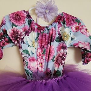 Infant onesie tutu set